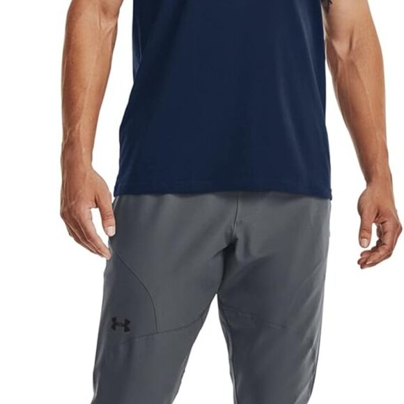 Navy Steel Xx-large Tall Charged Cotton Short-Sleeve T-Shirt with 4-Way Stretch - Picture 4 of 4